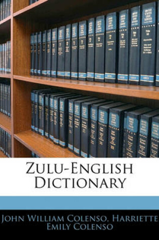 Cover of Zulu-English Dictionary