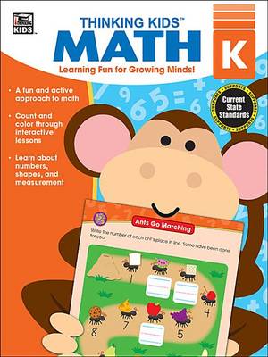 Book cover for Thinking Kids' Math, Grade K