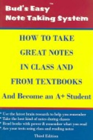Cover of How to Take Great Notes in Class and from Textbooks