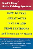 Book cover for How to Take Great Notes in Class and from Textbooks
