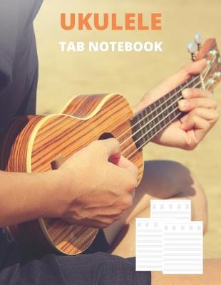 Book cover for Ukulele Tab Notebook