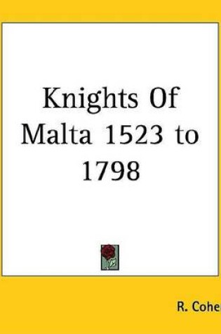 Cover of Knights of Malta 1523 to 1798