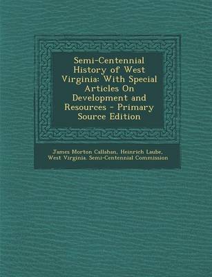 Book cover for Semi-Centennial History of West Virginia