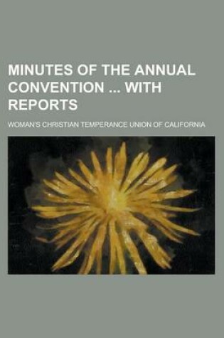 Cover of Minutes of the Annual Convention with Reports
