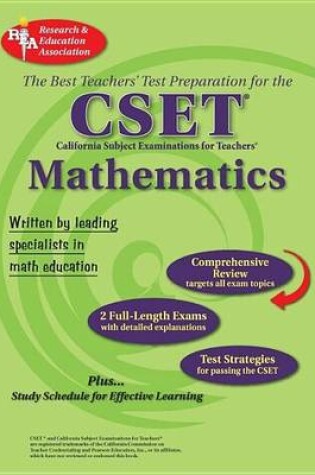 Cover of Cset Mathematics Grades 7-12