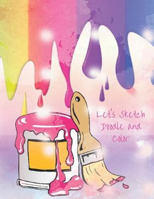 Book cover for Let's Sketch Doodle and Color