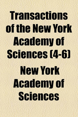 Book cover for Transactions of the New York Academy of Sciences (4-6)