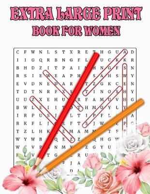 Book cover for Extra Large Print Book for Women