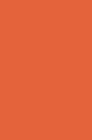 Cover of Journal Koi Orange Color Simple Plain Koi Orange