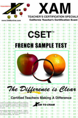 Cover of Cset French Sample Test