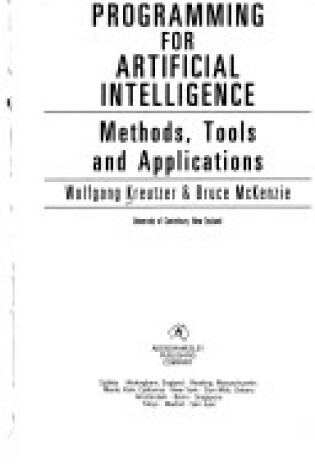 Cover of Programming for Artificial Intelligence