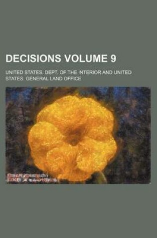 Cover of Decisions Volume 9