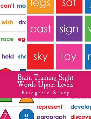 Book cover for Brain Training Sight Words Upper Levels