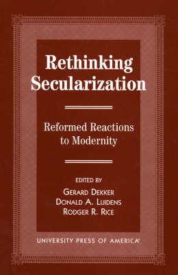 Book cover for Rethinking Secularization