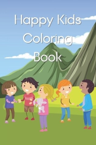 Cover of Happy Kids Coloring Book