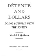 Book cover for Detente and Dollars