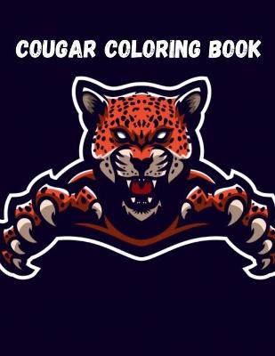 Book cover for Cougar Coloring Book