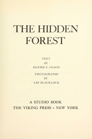 Cover of The Hidden Forest