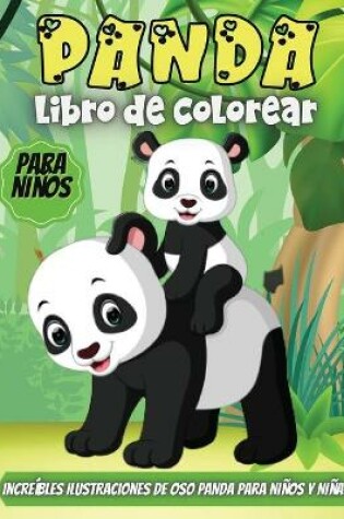 Cover of Panda Libro De Colorear Para Niños