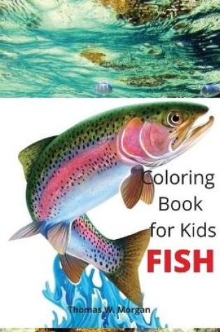 Cover of Fish Coloring Book for Kids