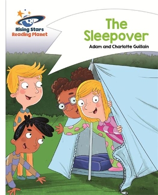 Book cover for Reading Planet - The Sleepover - White: Comet Street Kids
