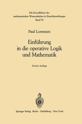 Book cover for Einfuhrung in Die Operative Logik und Mathematik