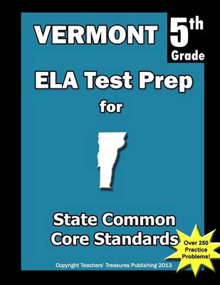 Book cover for Vermont 5th Grade ELA Test Prep