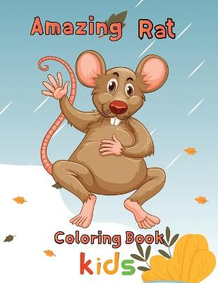 Book cover for Amazing Rat Coloring book Kids