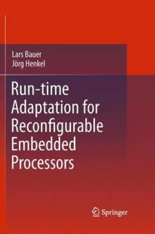 Cover of Run-time Adaptation for Reconfigurable Embedded Processors