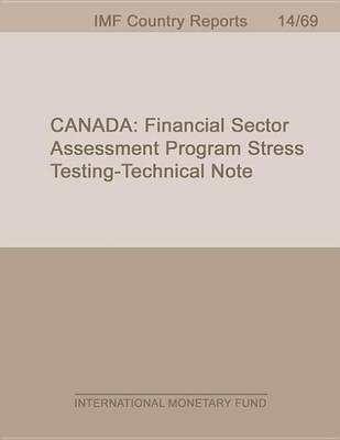 Book cover for Canada: Financial Sector Assessment Program-Stress Testing-Technical Note