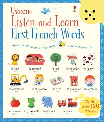 Book cover for Listen and Learn First French Words