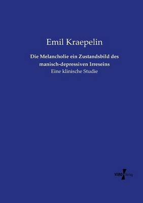 Book cover for Die Melancholie ein Zustandsbild des manisch-depressiven Irreseins