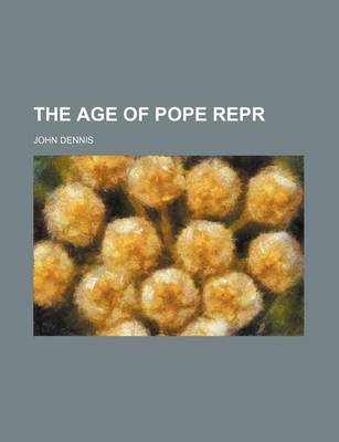 Book cover for The Age of Pope Repr