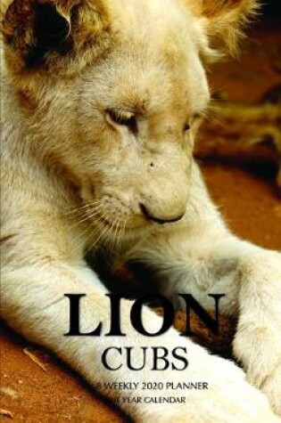 Cover of Lion Cubs 5 x 8 Weekly 2020 Planner