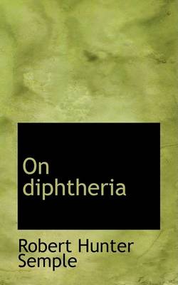 Book cover for On Diphtheria