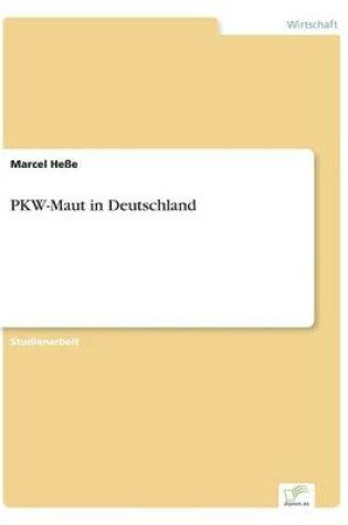 Cover of PKW-Maut in Deutschland