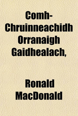 Book cover for Comh-Chruinneachidh Orranaigh Gaidhealach,