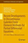 Book cover for Recent Developments in Discontinuous Galerkin Finite Element Methods for Partial Differential Equations