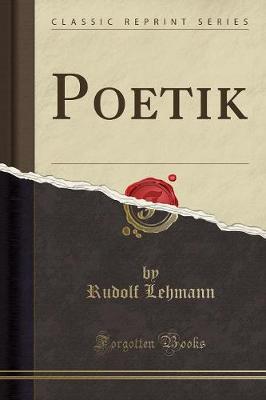 Book cover for Poetik (Classic Reprint)