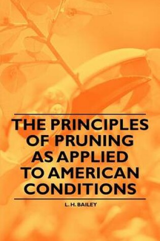 Cover of The Principles of Pruning as Applied to American Conditions