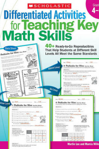 Cover of Differentiated Activities for Teaching Key Math Skills: Grades 4-6