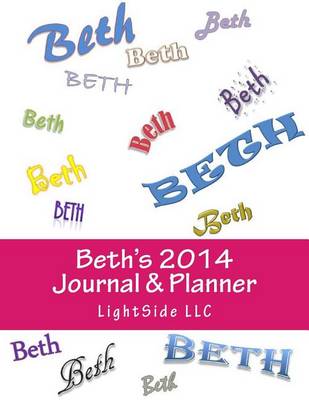 Book cover for Beth's 2014 Journal & Planner