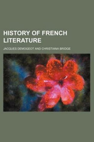 Cover of History of French Literature