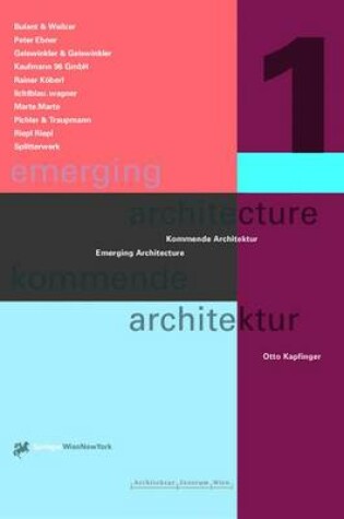 Cover of Emerging Architecture/kommende Architektur