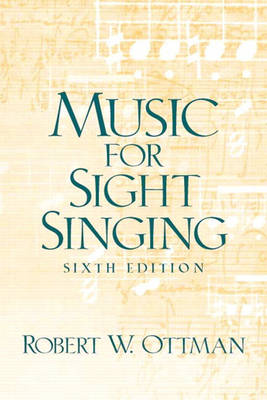 Book cover for Music for Sightsinging