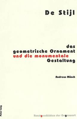 Book cover for de Stijl