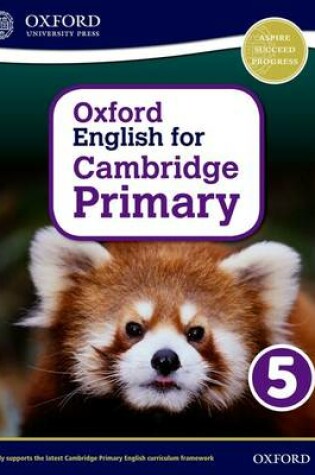 Cover of Oxford English for Cambridge Primary Student Book 5