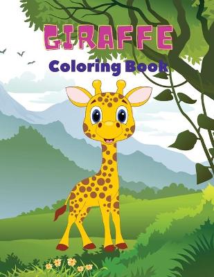 Book cover for Giraffe Coloring Book