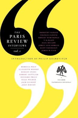 Cover of The Paris Review Interviews, I