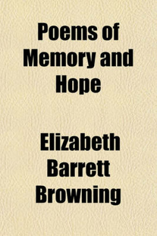 Cover of Poems of Memory and Hope